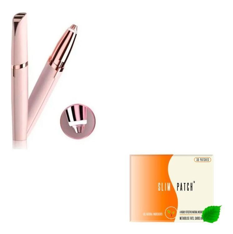 Depiladora Cejas Recargable + Slim Patch 30 Dias-0
