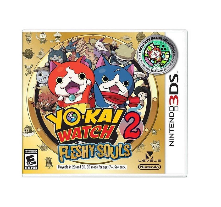 Yo-Kai Watch 2 Fleshy Souls - 3DS Físico - Sniper-0