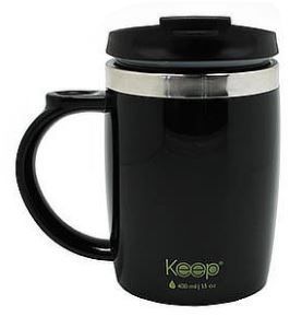 MUG TERMO COLORES 400ML KEEP Negro-0