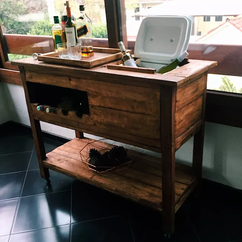 Bar Cooler Madera Reciclada-2