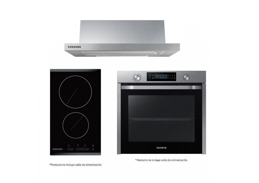 KIT SAMSUNG HORNO DUAL COOK + ENCIMERA + CAMPANA-0