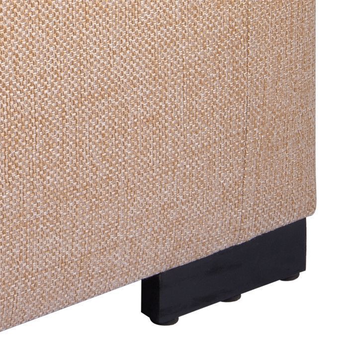 Banqueta con Baúl Leyzy Beige Omega 40X55X105 cm Máxima Design-4