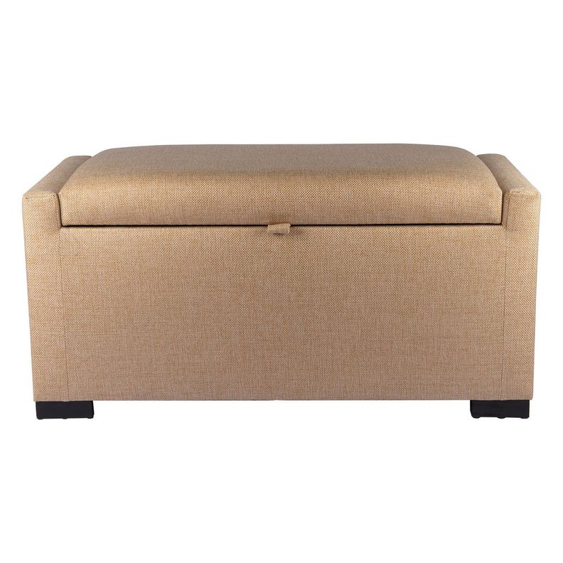 Banqueta con Baúl Leyzy Beige Omega 40X55X105 cm Máxima Design-0