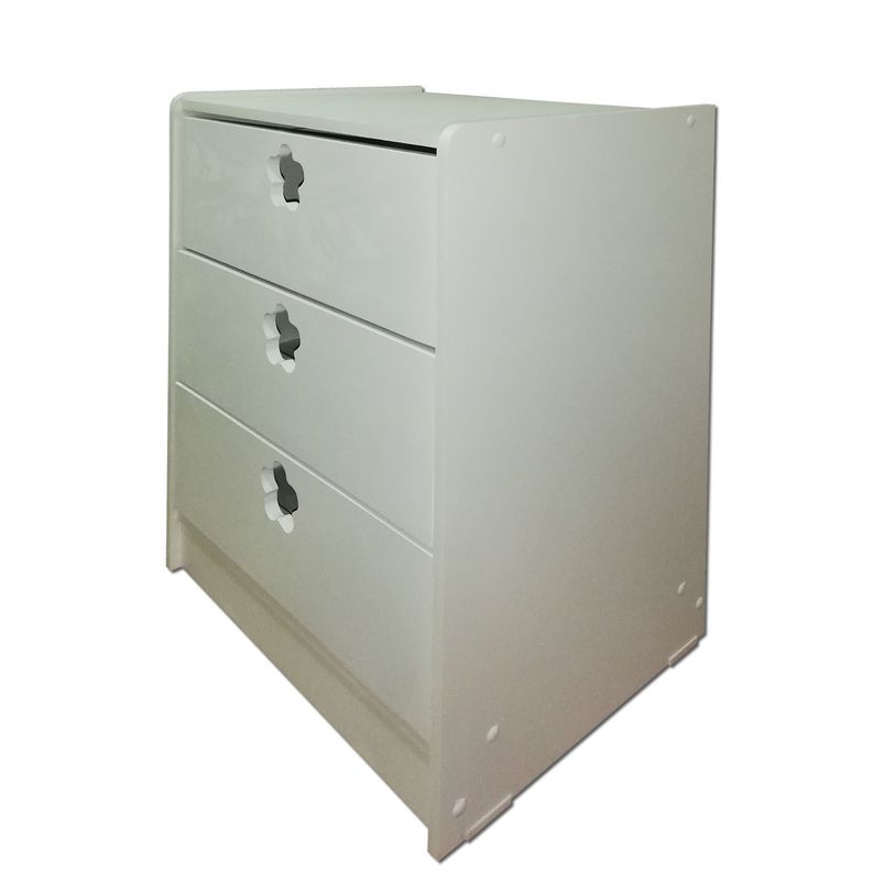 Cajonera 3 Blanco Flor-1