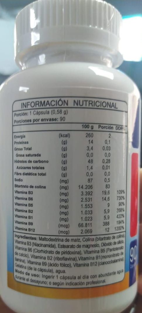B-COMPLEX   COMPLEJO B (90 Caps) - FNL-1