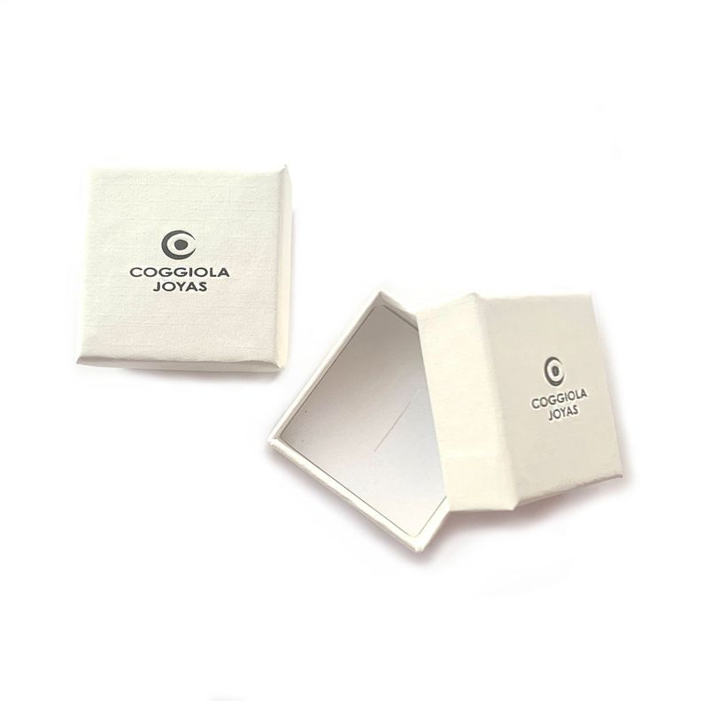 Aros Argolla Cruz Circón Enchapado Oro 18K-4