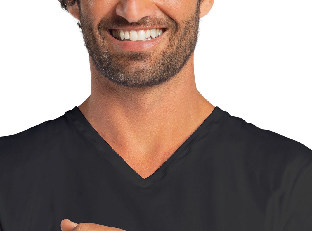 CAMISETA MANGA CUELLO V CORTA PACK 2 -4