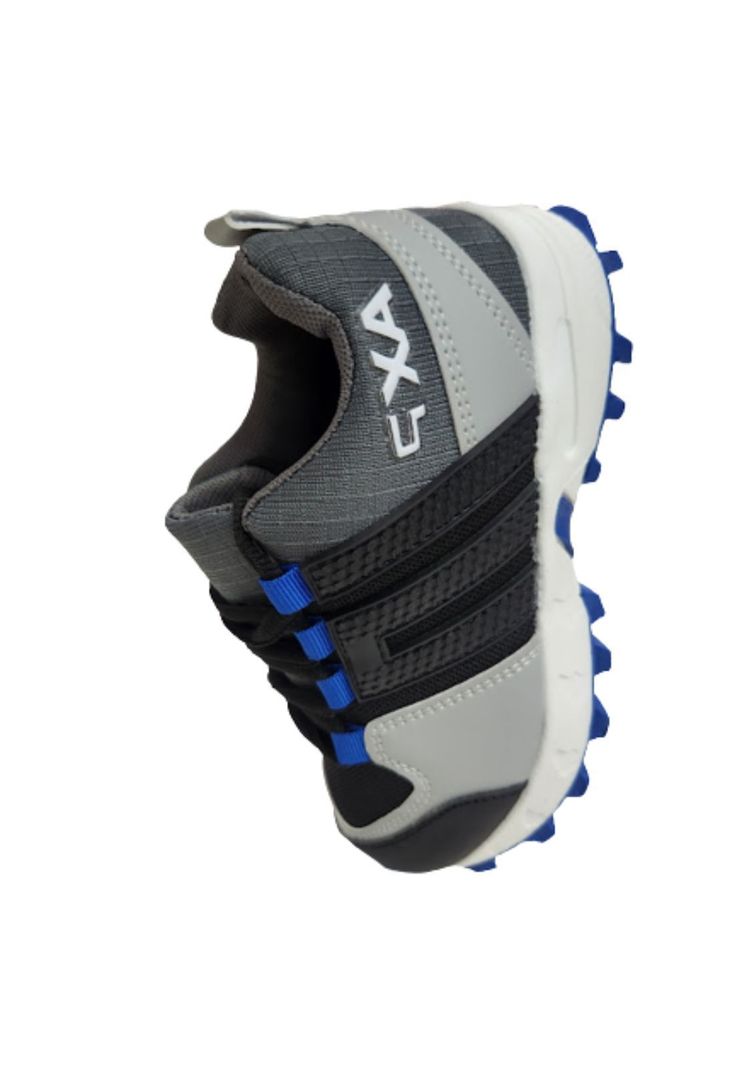 Zapatilla Niño Outdoor Negro Azul-2