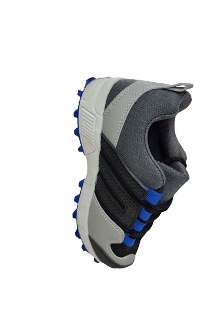 Zapatilla Niño Outdoor Negro Azul-3