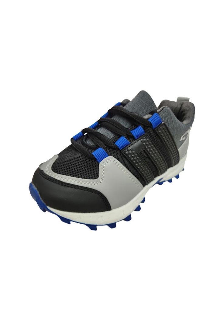 Zapatilla Niño Outdoor Negro Azul-0