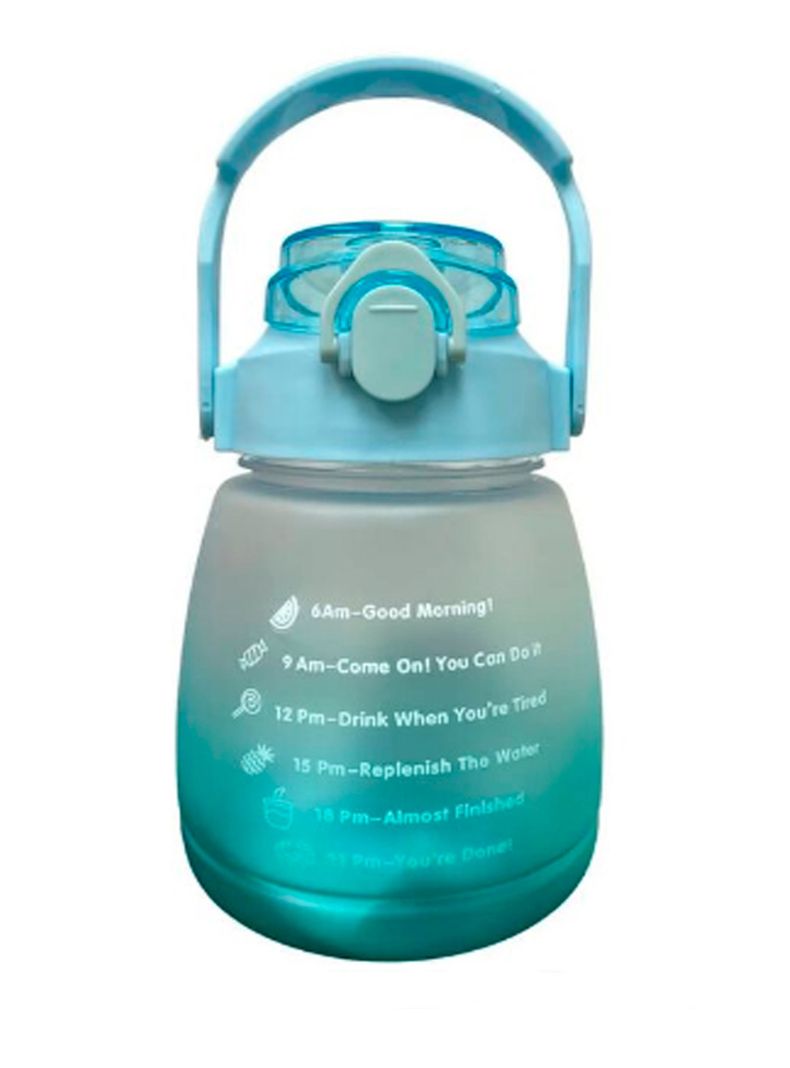 botella para agua motivacional verde 1.3 l-0