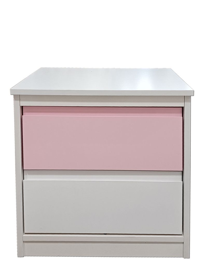 Velador 2 C Minimal  Rosado Blanco-0