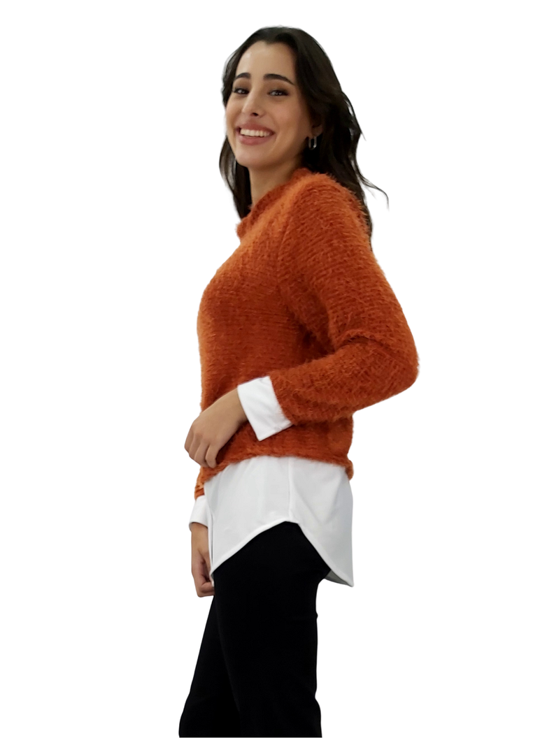 Sweater Peluda Terracota-1