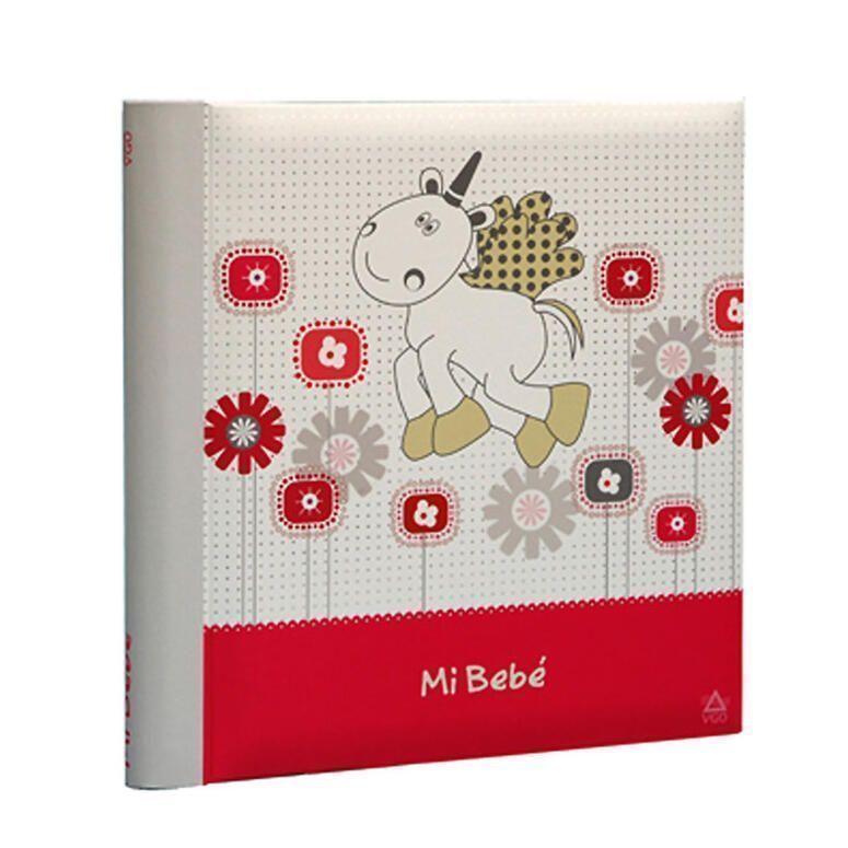 Album infantil con memo y caratulas- para ensobrar 13x18 cm / 200F Rojo