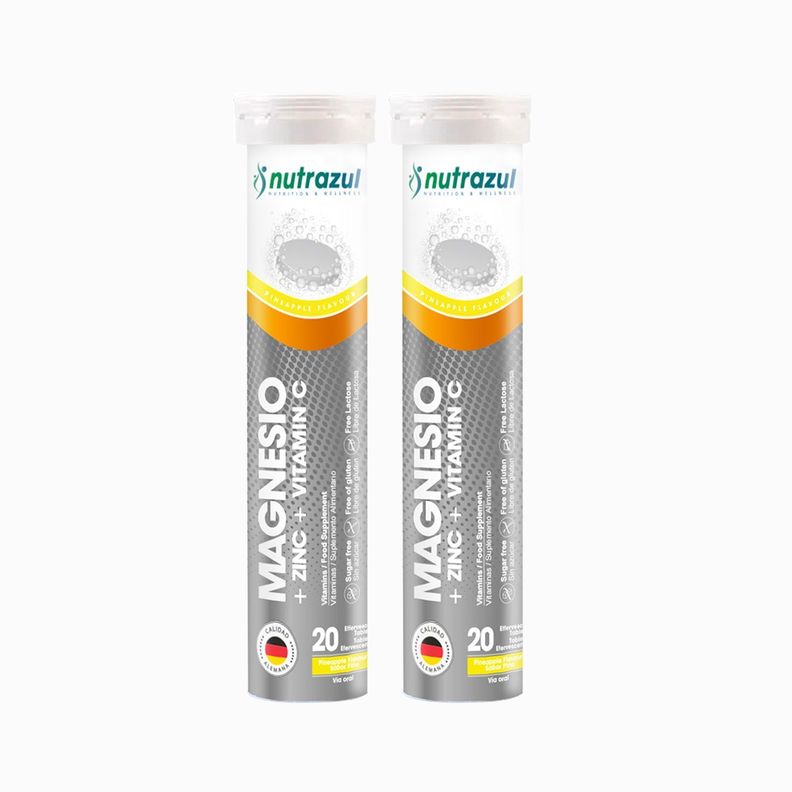 Magnesio 350 mg + Zinc 10 mg + Vit C - Pack 2 Unidades.-0