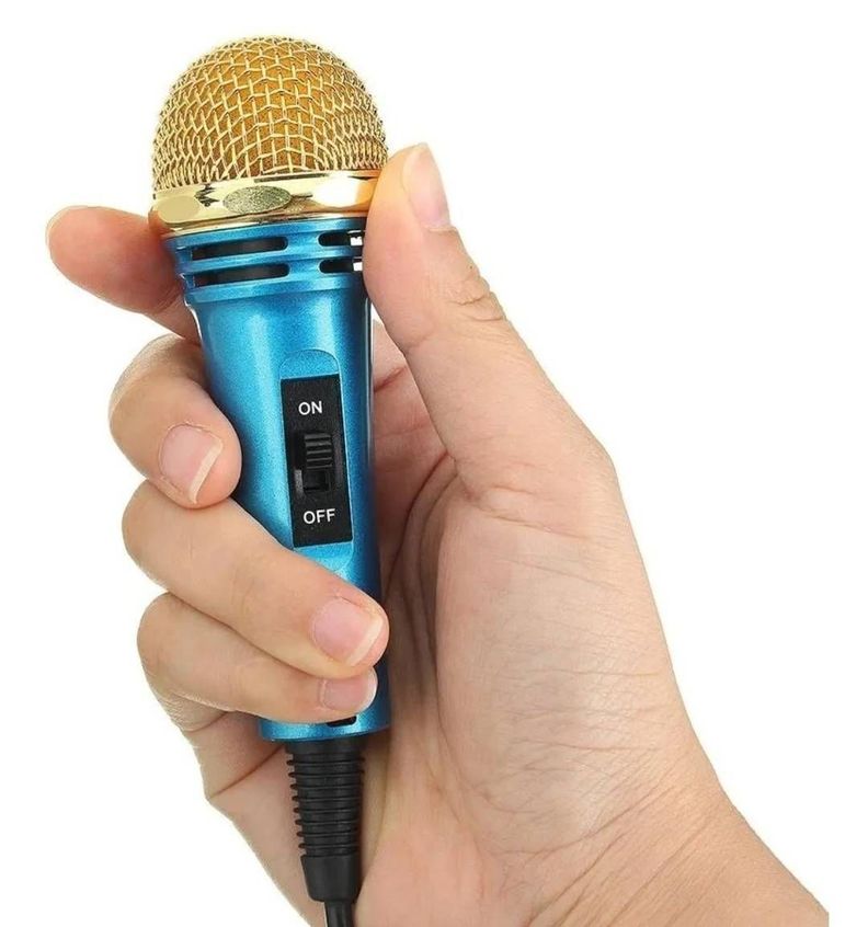 MINI MICROFONO COLORES CABLE AUX. DT-308-1