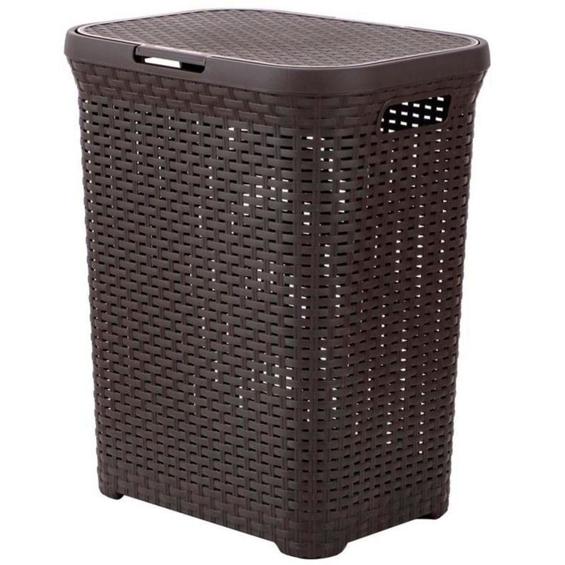Cesto de ropa 60 litros Café-0