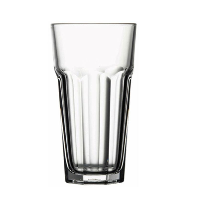 Set De 6 Vasos Vidrio Templado Alto Casablanca 365cc-0