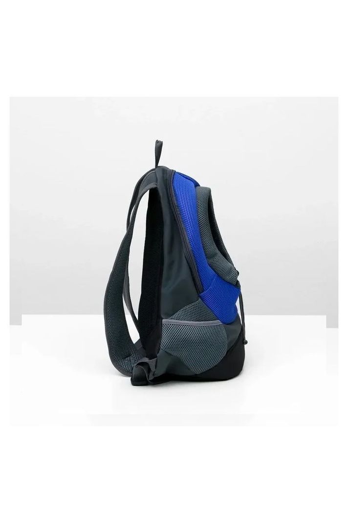 Mochila Transporte Mascotas Bolso Transpirable azul-1