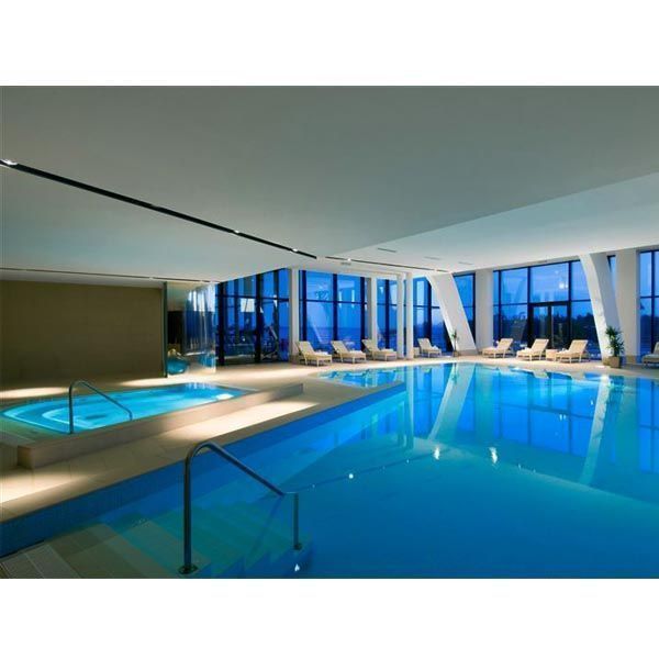 Baranda De Piscina Para Empotrar 2C Acero Inoxidable 1,22m-1