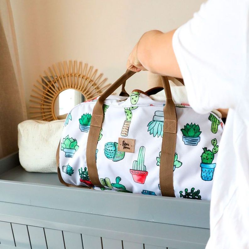 Bolso de viaje sustentable cactus Paper Home-2