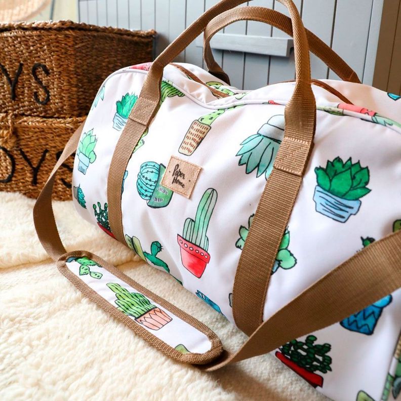 Bolso de viaje sustentable cactus Paper Home-1
