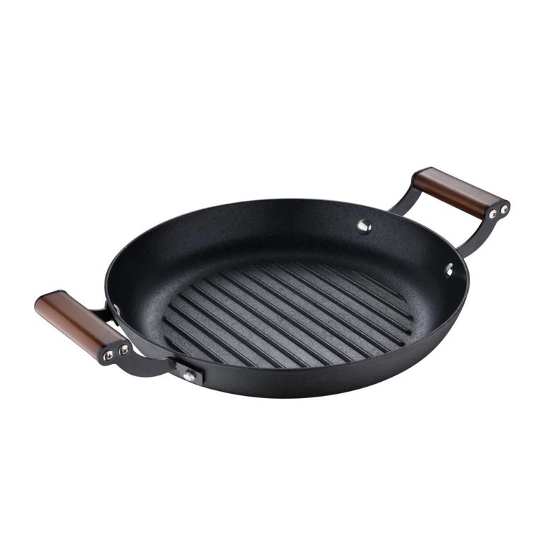 PLANCHA ASADOR REDONDA 28X38X5CM HIERRO-0