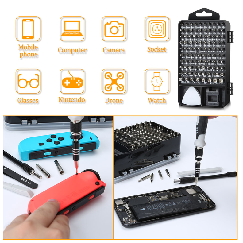 KIT JUEGO DE DESTORNILLADORES DE PRECISION PARA CELULARES-4
