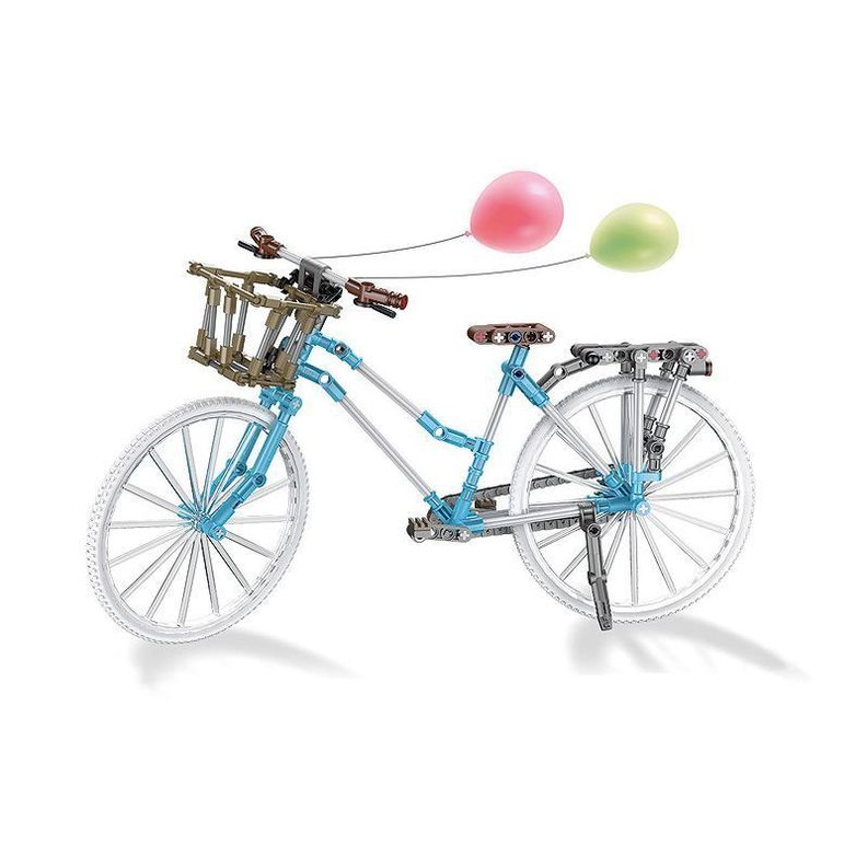 Bicicleta a Escala Armable Color Celeste-0