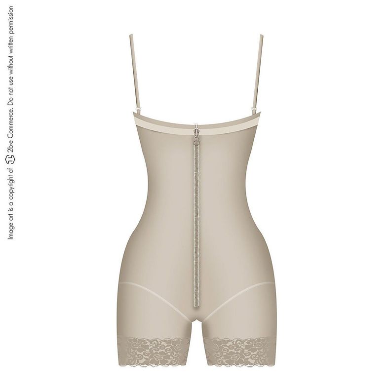 Faja Colombiana Moldeadora y Reductora En Short 214 Beige-4