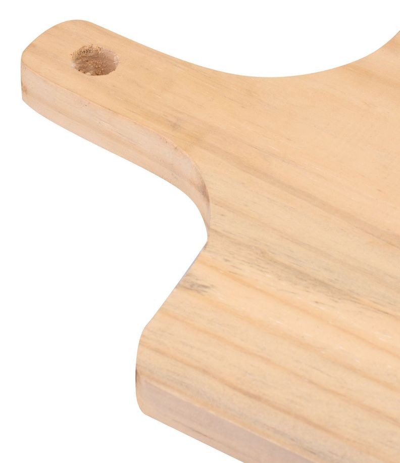 Tabla de Madera para picar alimentos 25x25 cm hecho a mano en Chile-2