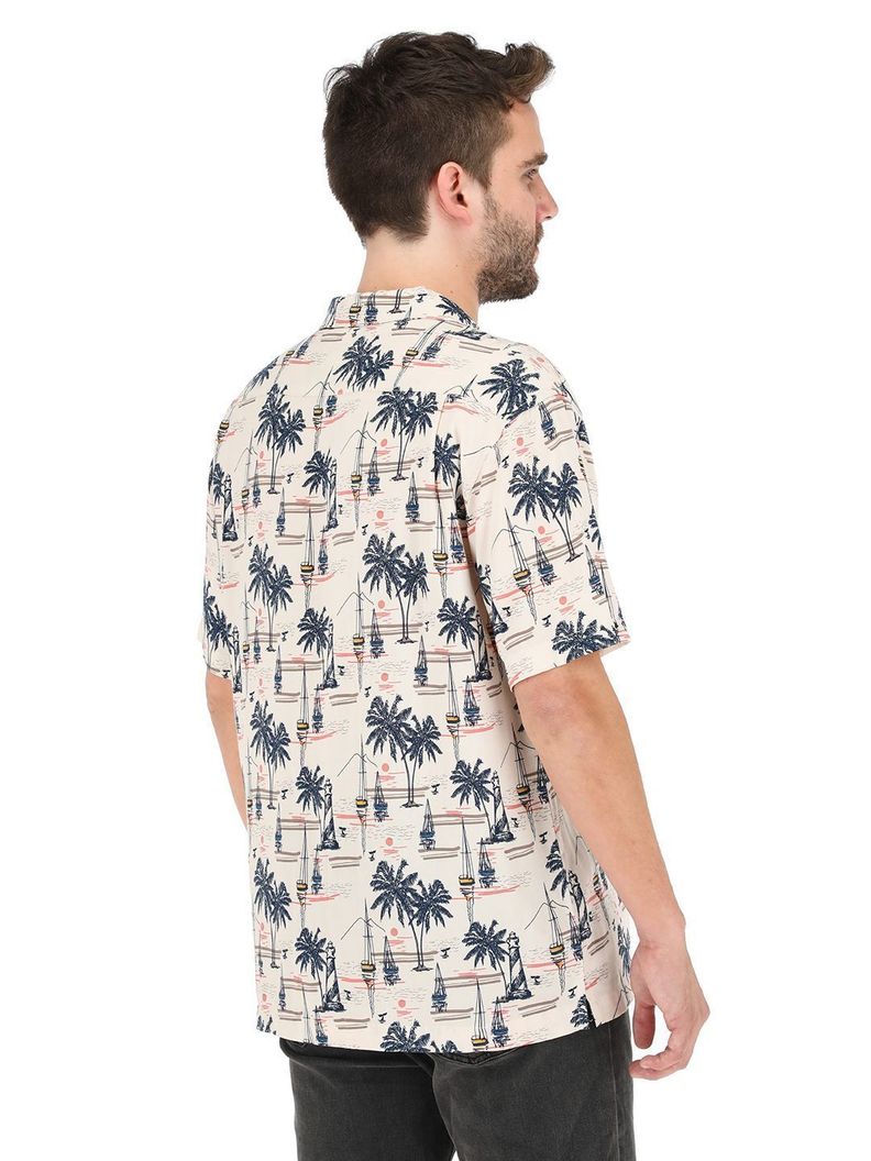 Guayabera Beige Hombre-2