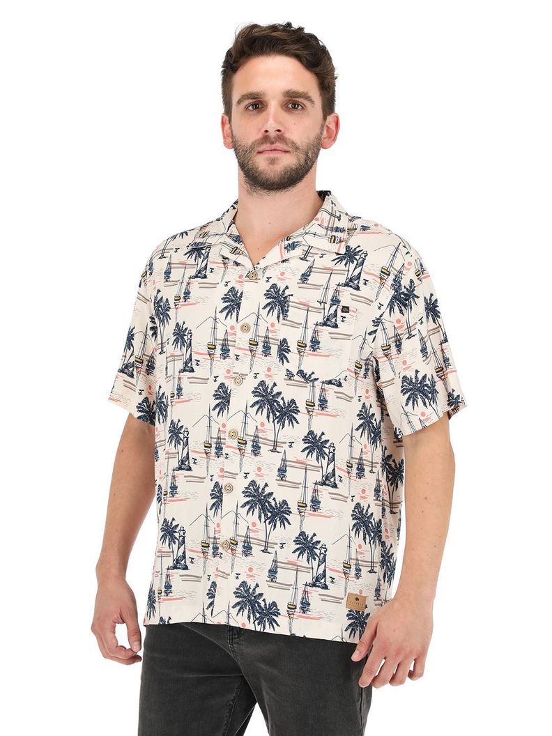 Guayabera Beige Hombre-0