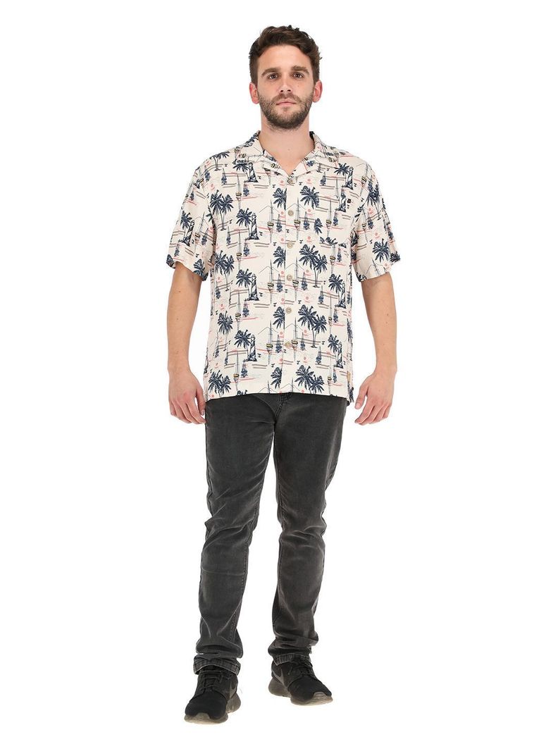 Guayabera Beige Hombre-1