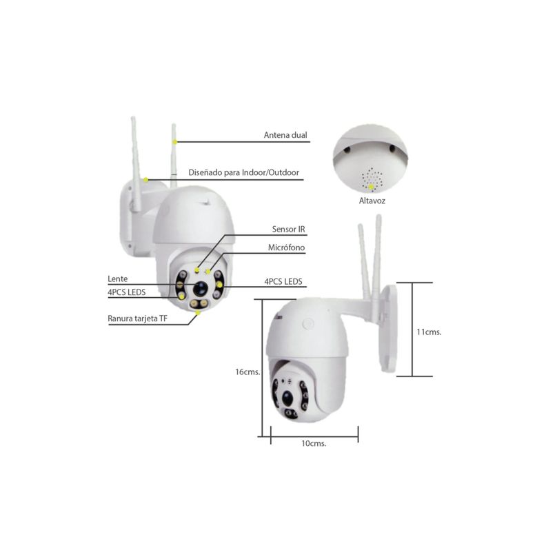 Camara de Seguridad Smart WIFI Tecnolab-1