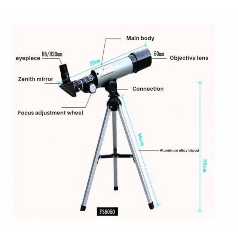 Telescopio Niños Astronómico Monocular 60x Zoom-2