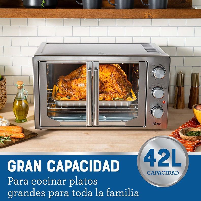 Horno Oster® con freidora de aire y antiadherente TSSTTVFDMAFNS-1