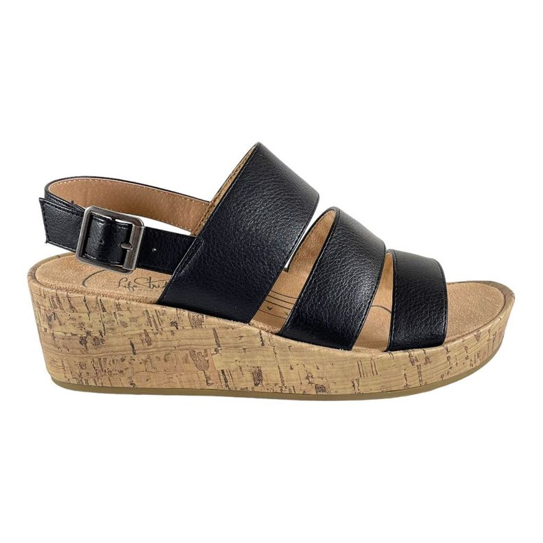 Sandalia Negro Mujer Wynonna Soft System-1