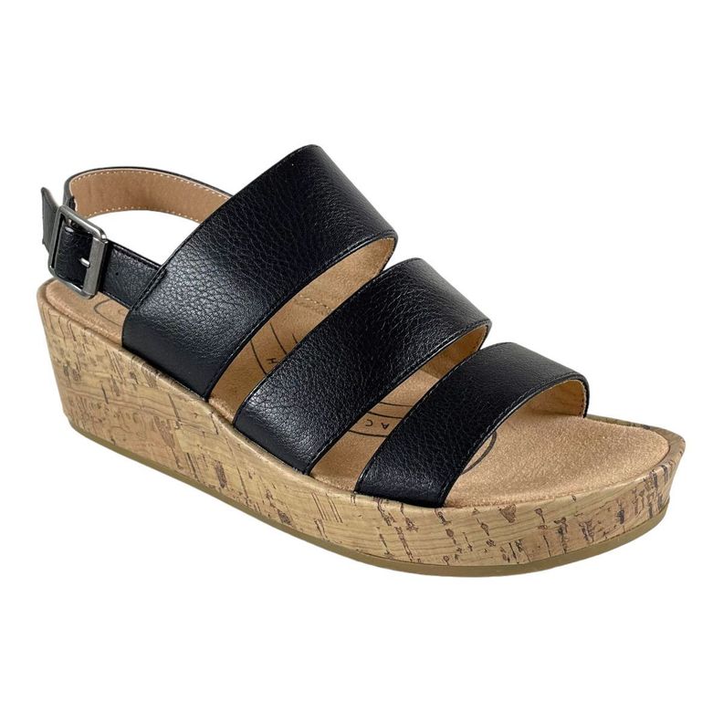 Sandalia Negro Mujer Wynonna Soft System-0