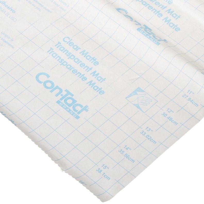 Pack 3 rollos Papel Adhesivo Transparente  Mate 274x45cm c/u-0