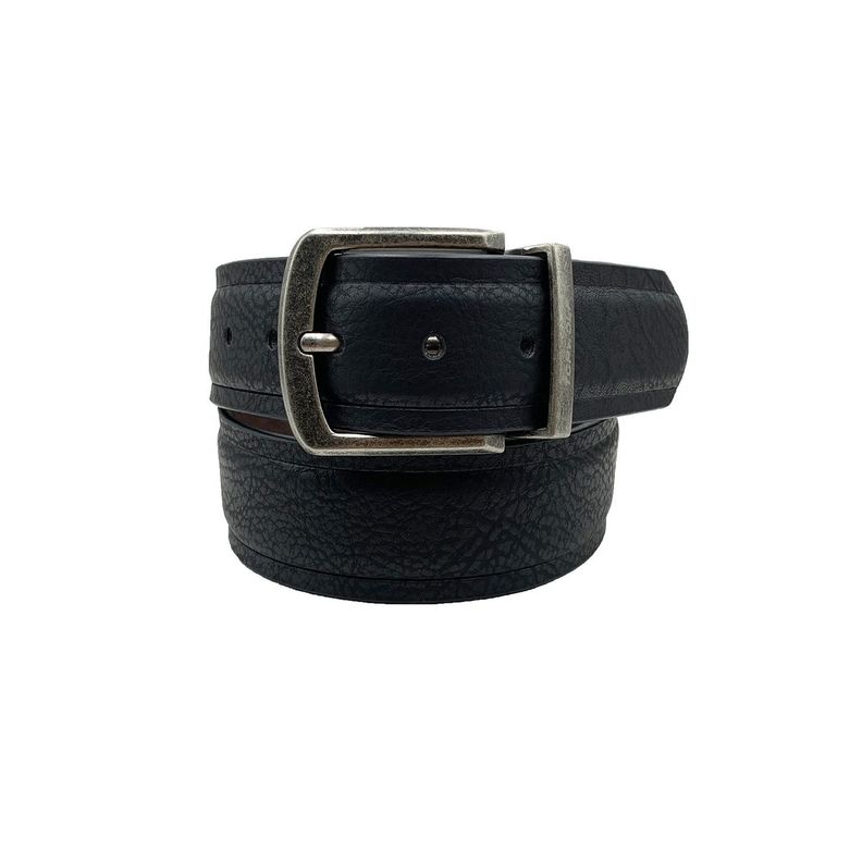 Cinturón Reversible Alemán Negro Café 3,5 cm Ref17 Talla 105-2