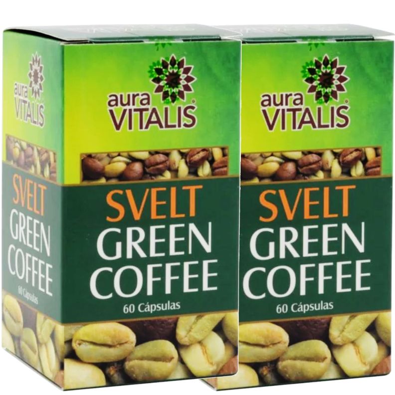 2 X AURA VITALIS SVELT GREEN COFFE 560 MG 60 CAPSULAS-0