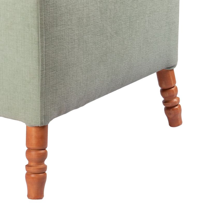 Pouf Alejandro Diseño Verde Agua 54x54x44 cm Máxima Design-4