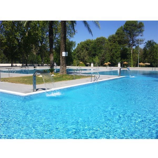 Baranda De Piscina Para Empotrar 4C Acero Inoxidable 0,76m-1