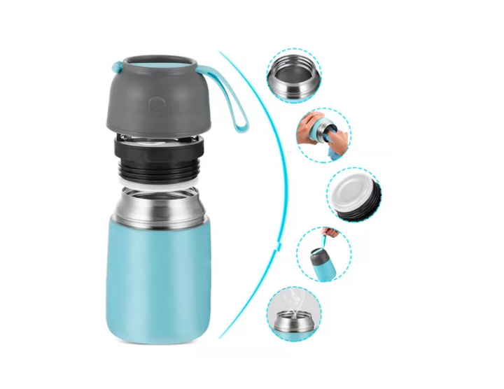 Termo De Comida Acero Inoxidable De 650ml + Cuchara-3