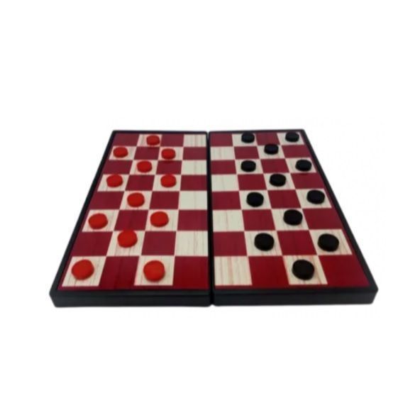 Juego mágnetico 4 en 1,Ludo,Naipes,ajedrez y dama-5
