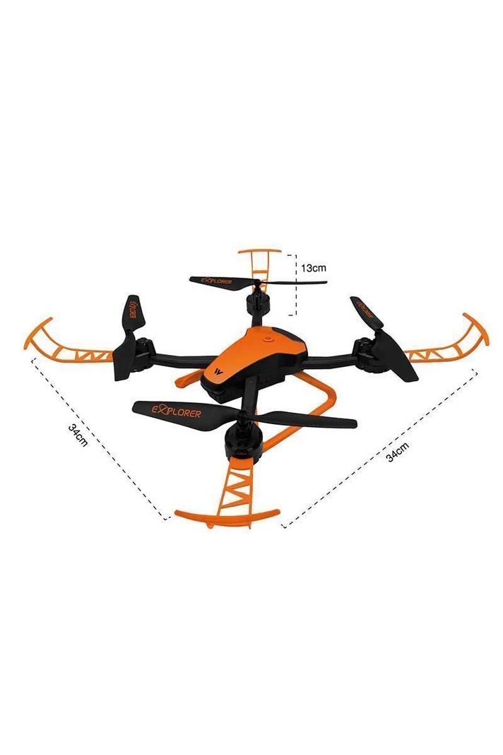 Drone A30 con Cámara HD y WiFi Naranjo-1