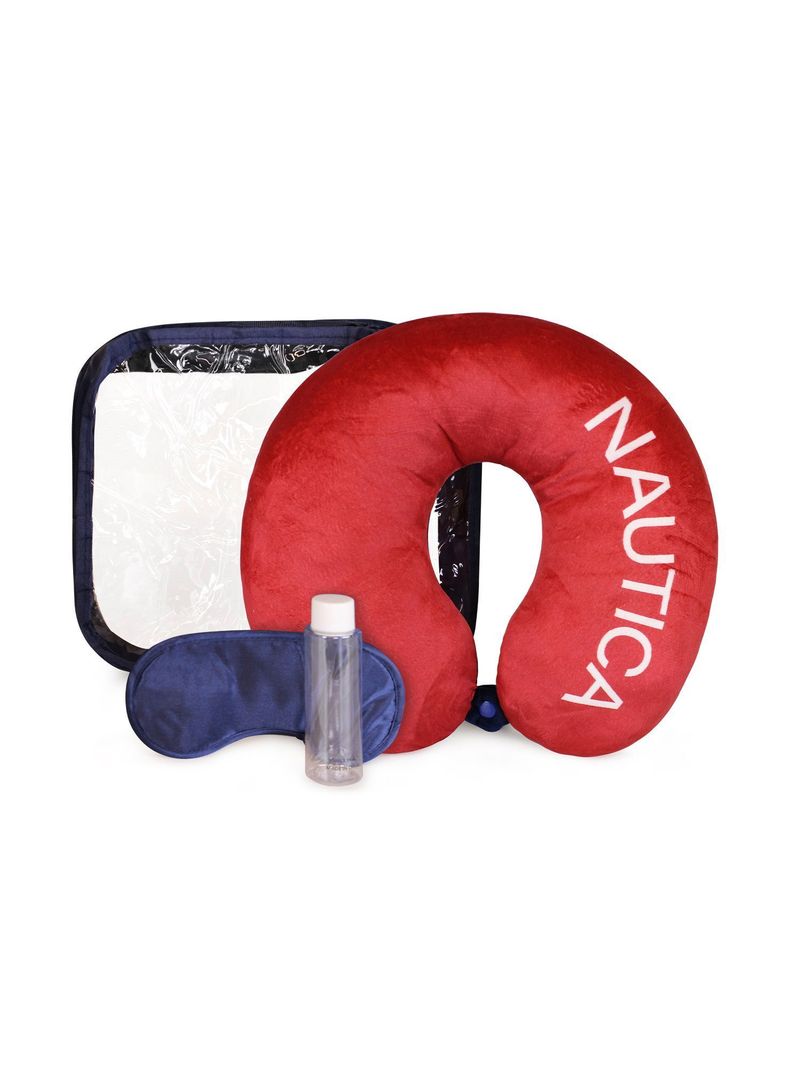 Kit de viaje 4 piezas rojo-azul Nautica-1