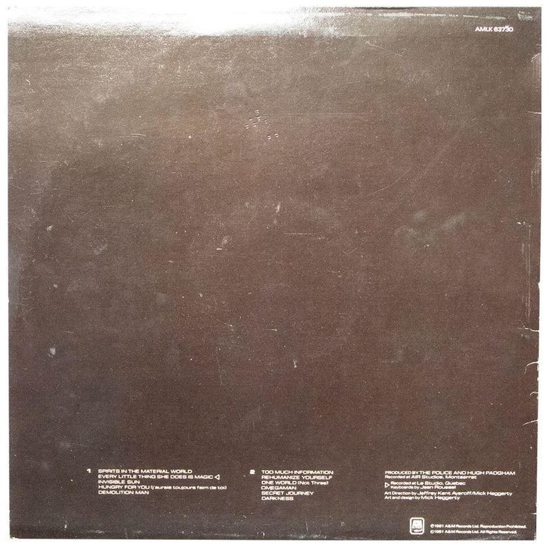 POLICE - GHOST IN THE MACHINE VINILO USADO-1
