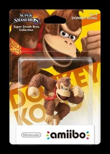 Figura Amiibo Donkey Kong - Colección Super Smash Bros -  Sniper-0